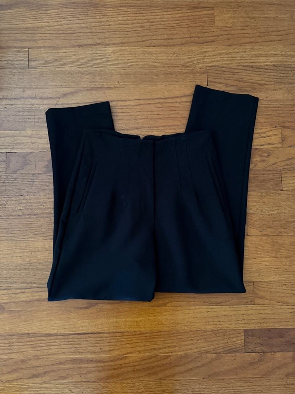 Truth Black Cropped Trousers - size 2